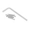 Prime-Line Door Hinge Commercial UL Adjust Self-Close, 3-1/2 in. with 5/8 in. Corners, Satin Brass 3 Pack U 1158963 - alternate 9
